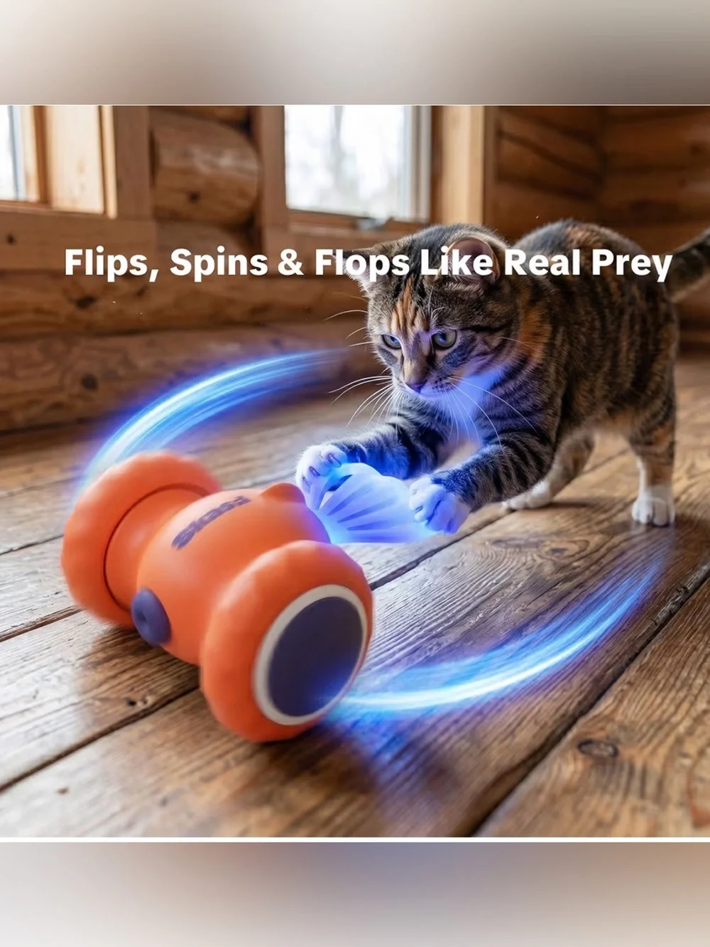 Running & Moving Automatic Smart Kitten Toy – Interactive Fish Cat & Puppy Toy